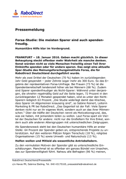 Die vollständige Pressemitteilung finden Sie hier.