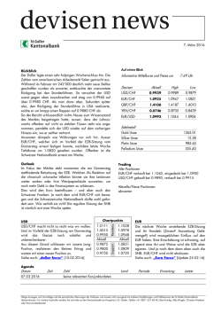 Holpriger Wochschluss im FX