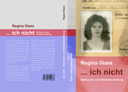 Leseprobe - Regina Glass