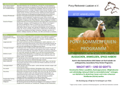 jetzt anmelden! - Pony Reitverein Laatzen