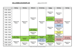 Hallenbelegungsplan - Reit- und Fahrverein Nellingen Alb e. V.