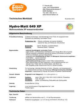 Hydro-Matt 649 XP - Fiocchi Farben AG