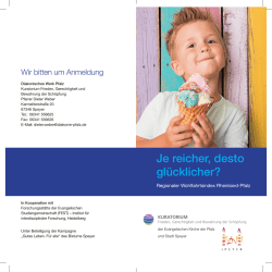 Je reicher, desto gl&uuml;cklicher?