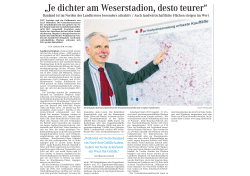 Je dichter am Weserstadion, desto teurer