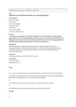 Abgrenzung der Wettannahmestelle zur Vergn&uuml;gungsst&auml;tte
