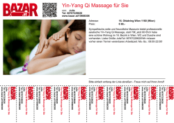 Yin-Yang Qi Massage für Sie