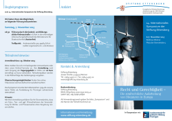 Informationen - Lehrstuhl Prof. Dr. Gerhard Werle