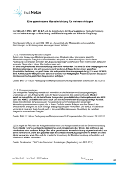 Eine gemeinsame Messeinrichtung f&uuml;r mehrere