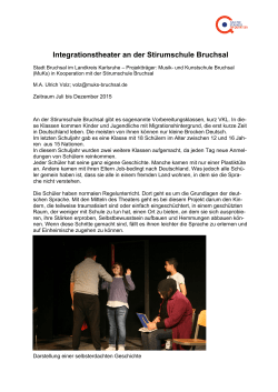 Integrationstheater Stirumschule