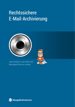 E-Mail - Archivierungslösung - EBS EDV