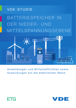 BATTERIESPEICHER IN DER NIEDER