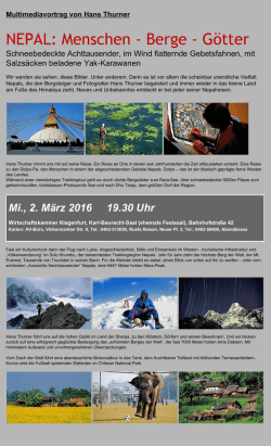 NEPAL: Menschen - Berge