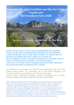 Ferienwoche zum Genie&szlig;en am Sitz der G&ouml;tter
