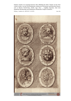 Iconologia Deorum, Oder Abbildung der G&ouml;tter, Welche von den
