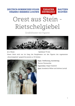 Orest aus Stein - Theater Bautzen