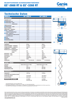 GS&trade;-2668 RT - im Partnerportal der AVS SYSTEM LIFT AG