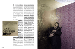 ferran adria - koch, designer, genie