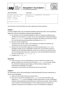Üblatt 7 FE-IS und xtlogit