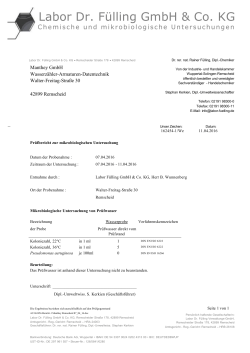 Labor Dr. Fülling GmbH & Co. KG