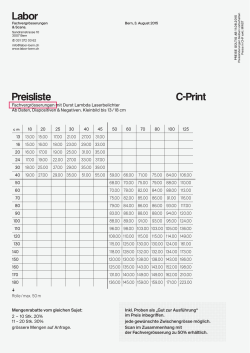 Preisliste