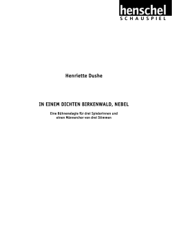Henriette Dushe IN EINEM DICHTEN BIRKENWALD, NEBEL