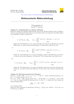 Mathematische Bildverarbeitung