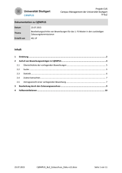 Inhalt - Universit&auml;t Stuttgart