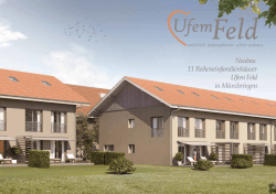Neubau 11 Reiheneinfamilienhäuser Ufem Feld in Münchringen