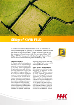 GEOgraf KIVID FELD - HHK Datentechnik GmbH