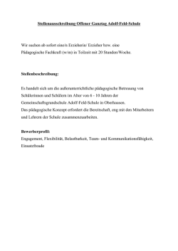 Informationen - Adolf-Feld