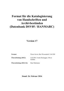 Formathandbuch HANMARC