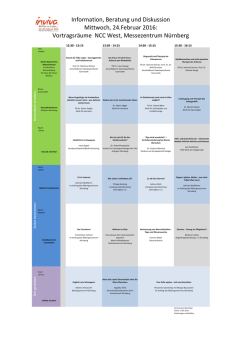 Information, Workshops und Diskussion im