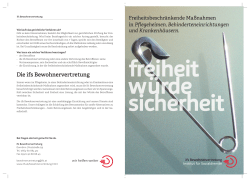 Infofolder Freiheit.W&uuml;rde.Sicherheit.