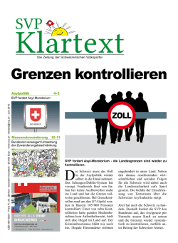 Grenzen kontrollieren