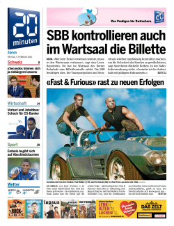 SBB kontrollieren auch im Wartsaal die Billette