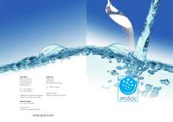 Guarda o scarica la Brochure di IPOSOL