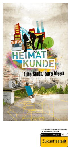 Heimatkunde &ndash; Eure Stadt, eure Ideen