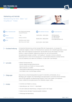 Ideen ?auf Knopfdruck? finden