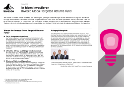 In Ideen investieren Invesco Global Targeted Returns Fund