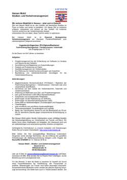 Hessen Mobil Stra&szlig;en- und Verkehrsmanagement