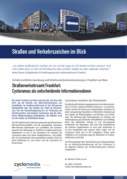 Straßen und Verkehrszeichen im Blick