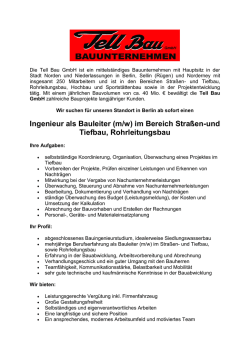 Ingenieur als Bauleiter (m/w) im Bereich Stra&szlig;en