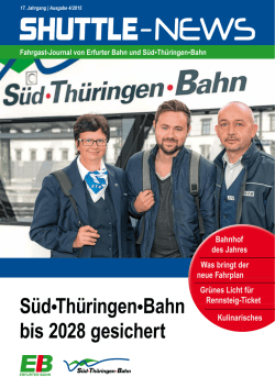 Shuttle-News Ausgabe 4/2015