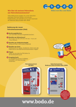 PDF Anleitung DB & BOB Automat