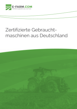 Zertifizierte Gebraucht- maschinen aus Deutschland