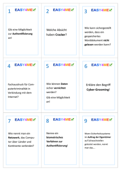 Welche Absicht haben Cracker? Erkl&auml;re den Begriff Cyber‐Grooming!