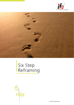 Six Step Reframing - congress