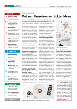 Mut zum Umsetzen verrückter Ideen