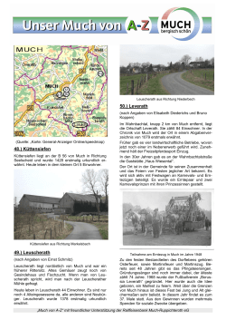Küttensiefen, Leuscherath, Leverath, Löbach