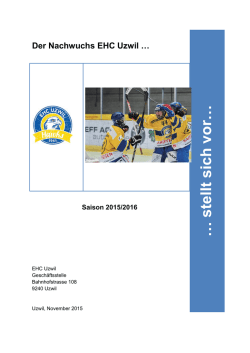 EHCU Nachwuchs stellt sich vor Saison 15-16
